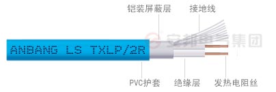 雙導地熱電纜結(jié)構(gòu)